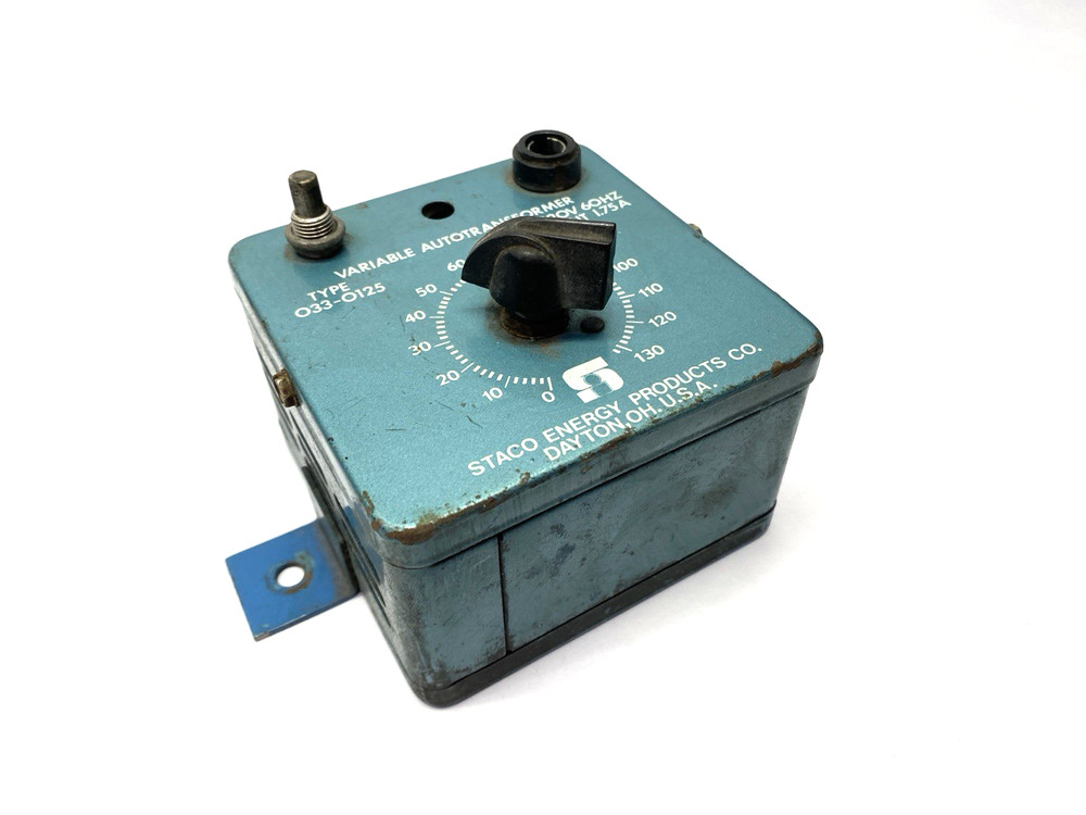 STACO O33-0125 Variable Transformer CUT CORD