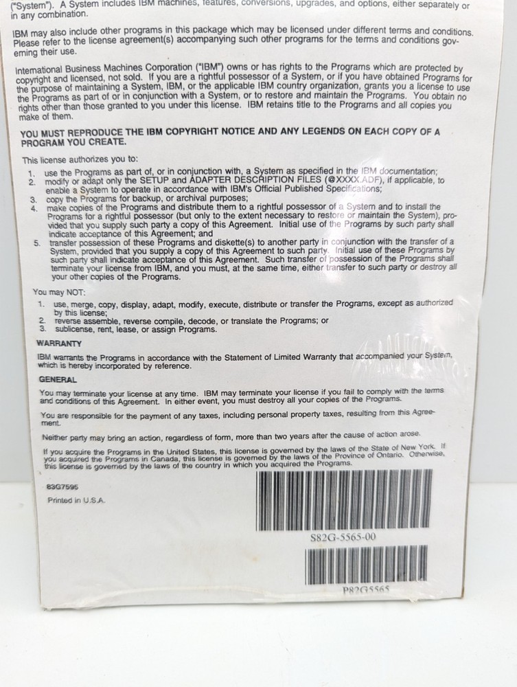 IBM Thinkpad Diskettes 755C/755Cs Utility Audio Vtg Computing 1994