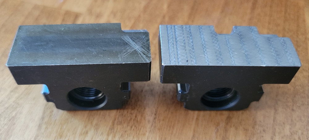 Lang 47469 46mm Vise Jaws Self Centering–Quick-Point / Zero-Point, 0.4" high