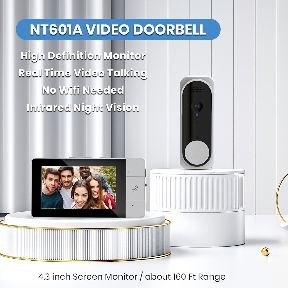 KEPEAK Wireless Doorbell Camera Set