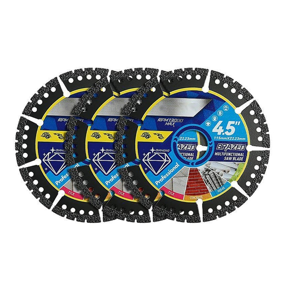 3pcs Durable Multi-Purpose Diamond Compound Saw Blade | 4.5 Inch for Tile