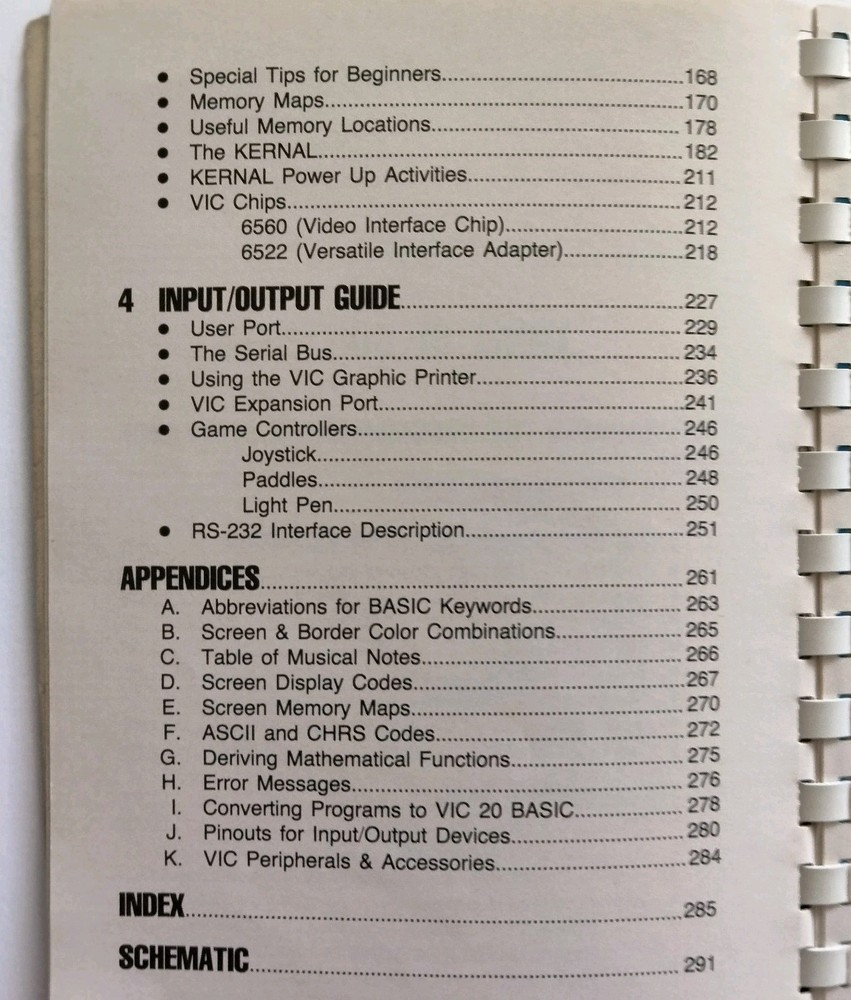 Commodore VIC-20 Computer Programmers Reference Guide First Edition 1982 Vintage