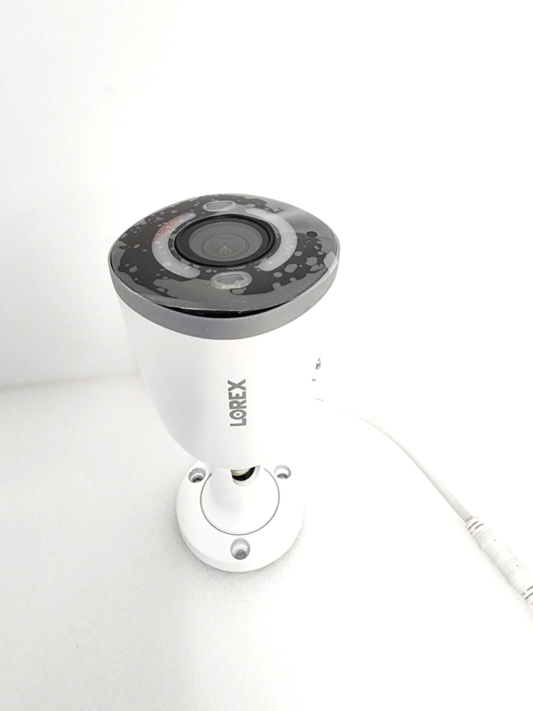 Lorex E895AB 4K Deterrence Bullet AI PoE IP Wired Add-On Security Camera