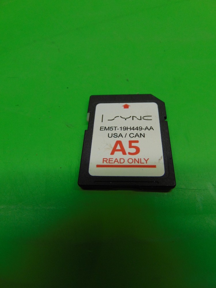 2013 FORD Mustang Explorer Navigation SD CARD Map Version A5 EM5T-19H449-AA