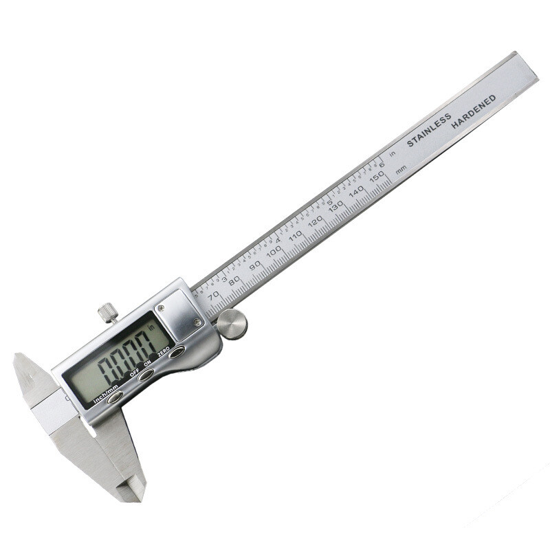 Digital Caliper Micrometer LCD Gauge Vernier Electronic Measuring Tool 6" 150mm