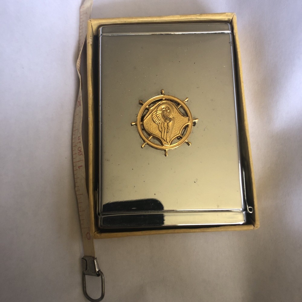 WWII USGI WW2 Transportation Corps cigarette Case Orig U.S. Army