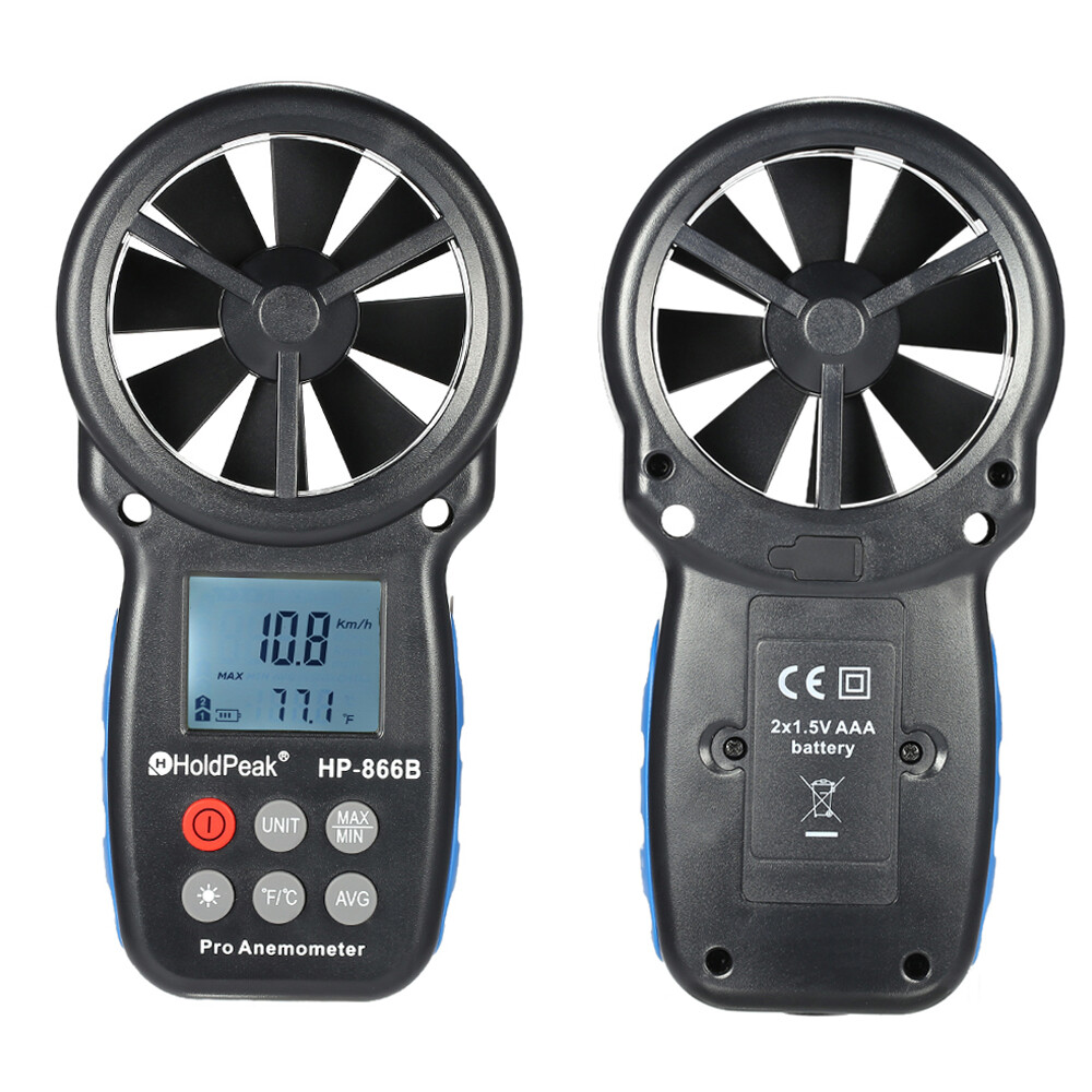 -866B Digital Anemometer Wind Velocity Measuring U8C9