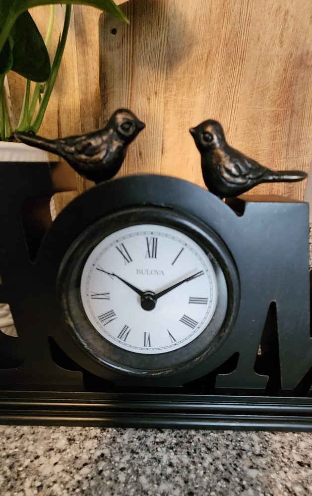 Bulova Home Shelf/Mantle/Table Clock