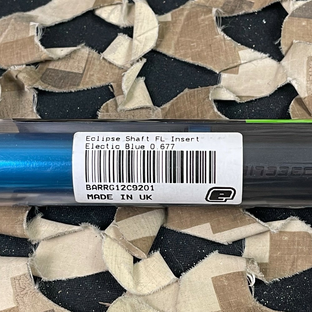 NEW Planet Eclipse Shaft FL Barrel back Autococker Insert - .677 - Electric Blue