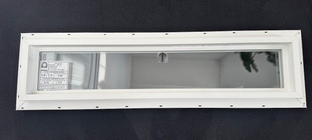 Made in the USA Kinro 36x8 Fixed Glass Double Pane Vinyl Window