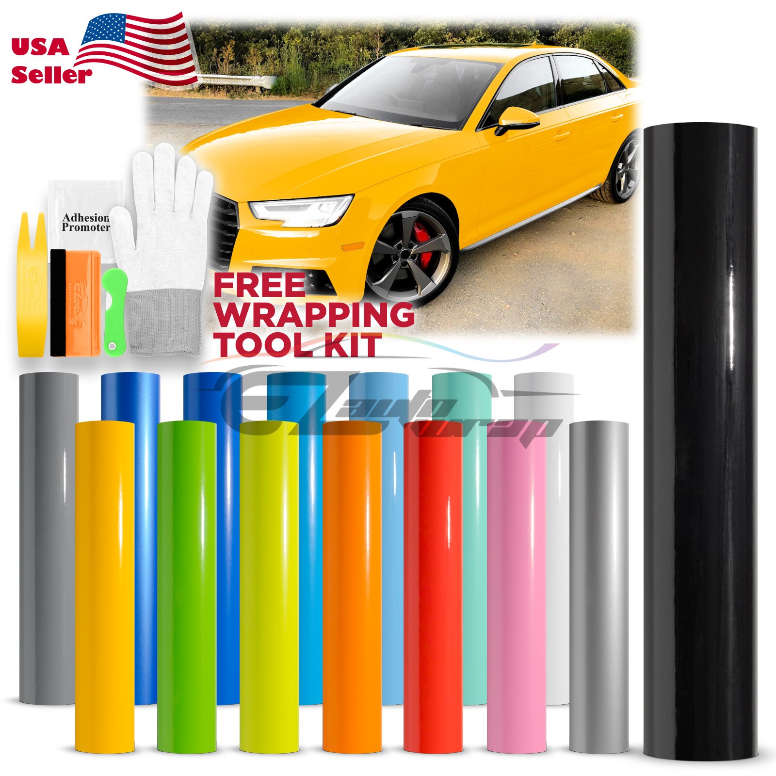 *Premium Gloss Glossy Vinyl Car Auto Wrap Sticker Decal Bubble Free Air Release