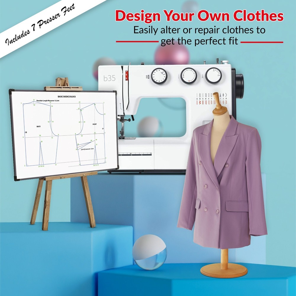 Bernette b35 Mechanical Sewing Machine w/ Accessories ~Serviced!