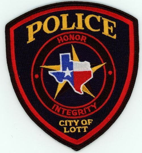 TEXAS TX LOTT POLICE NICE SHOULDER PATCH SHERIFF