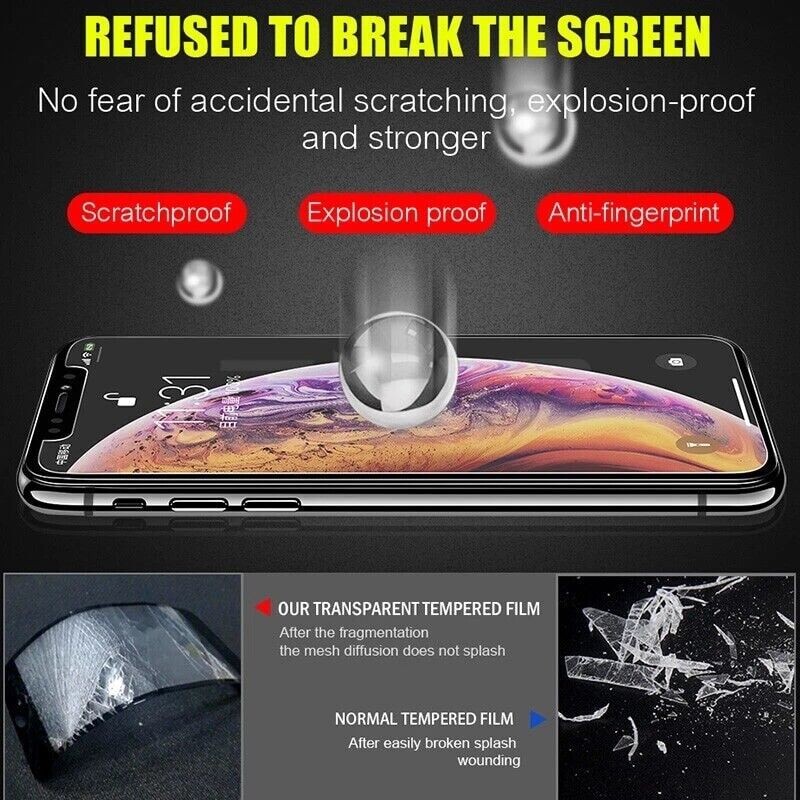 3X Tempered Glass Screen Protector For iPhone 17 16 15 14 13 12 11 Pro Max XR 8