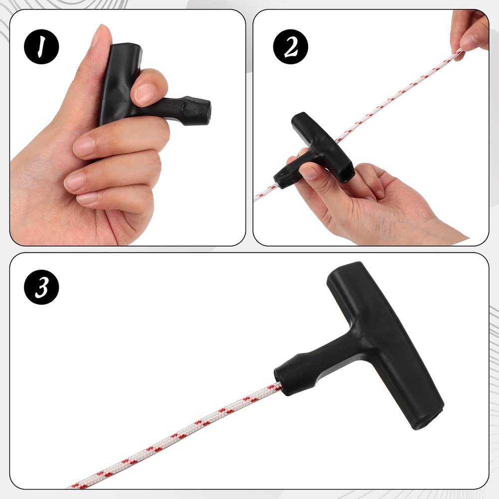 Garage Door Emergency Release Pull Cord with Handle Garage Opener Rope Puller