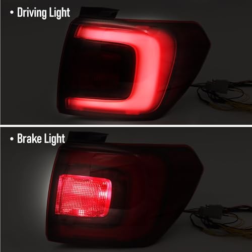 Tail Light Assembly Compatible with GMC Acadia 2017 2018 2019 Passenger/right
