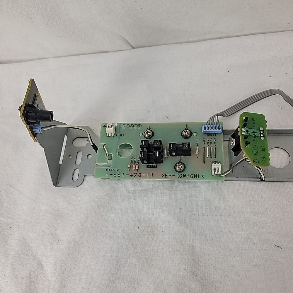 SONY CDP-CX255 Carousel 200 CD Changer Part Board & Sensor With Cable