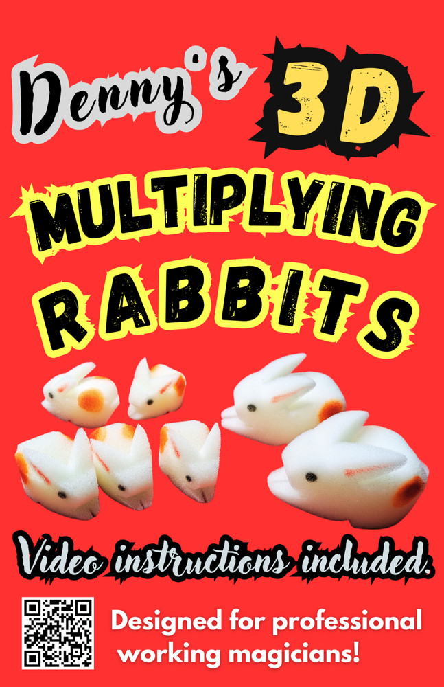 3D Multiplying Rabbits - 7 PC Set - For The Working Pro!