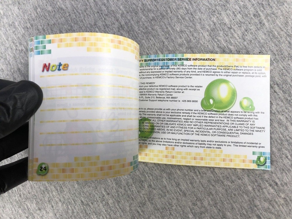 Egg Mania - GBA - Box Manual Inserts Only - Fair - SAFE SHIP!