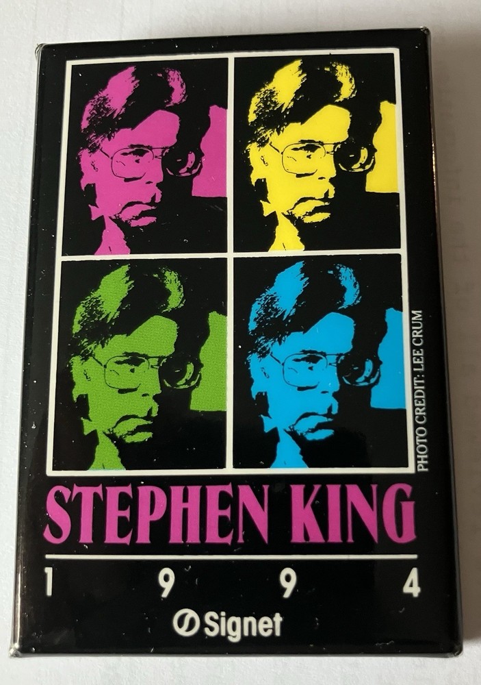 Stephen King Pinback Button 1994