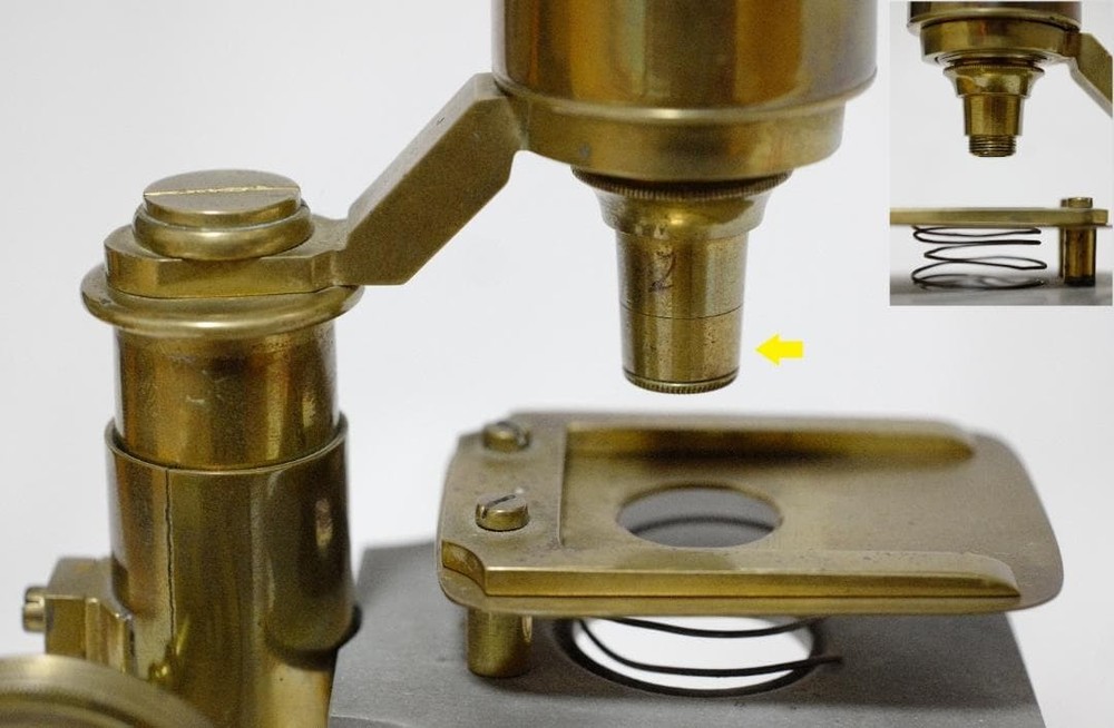 microscope antique collectible Peter Dolond's achromatic microscope