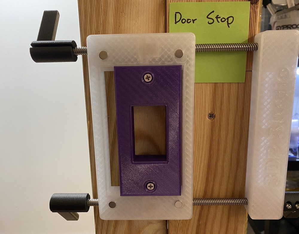 Lock Strike Plate Routing Jig