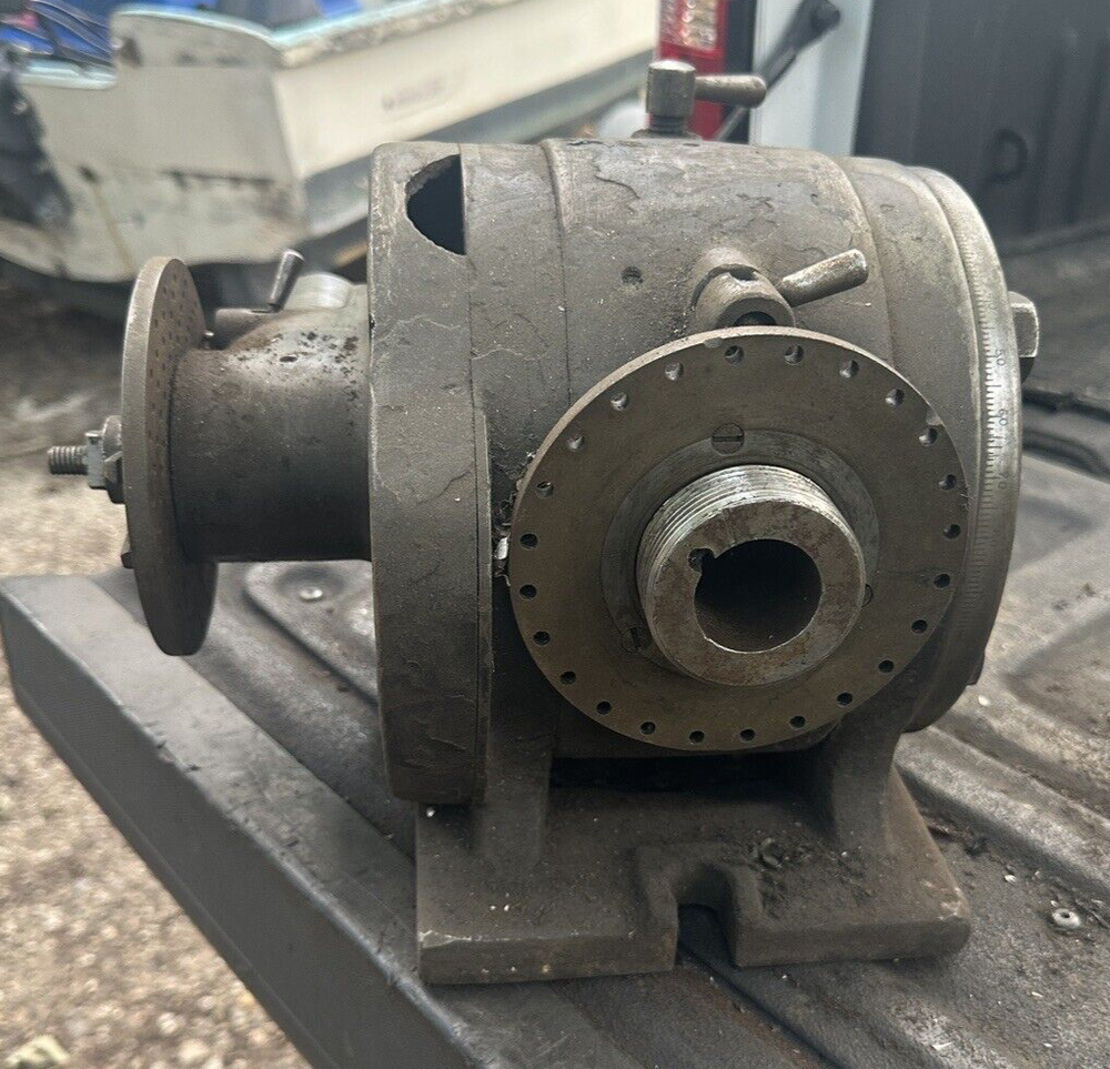 11" Dividing Head Incomplete Gear / Handle Driven Milling Machine Tool Accessory