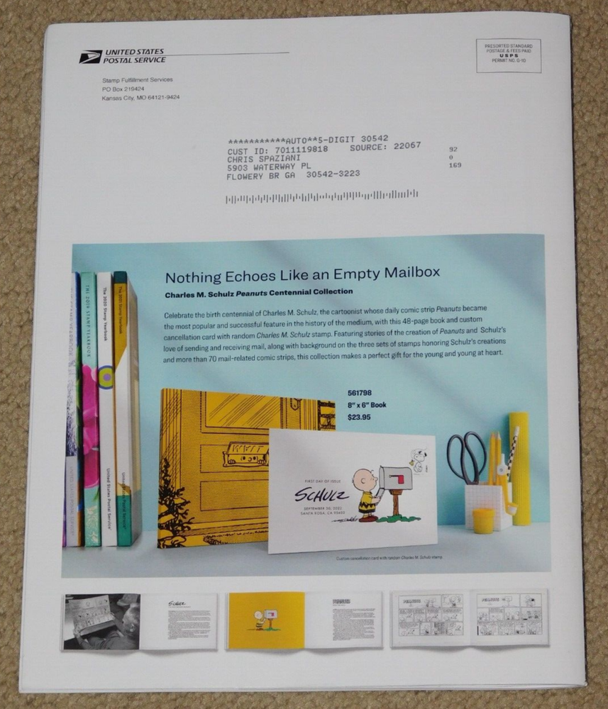 2022 USPS PHILATELIC VOL 27 QUARTER 4 JAMES WEBB SPACE TELESCOPE (New)