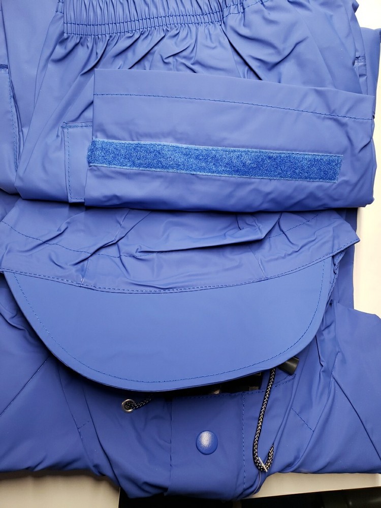 mens rain suit large Blue New With Tags