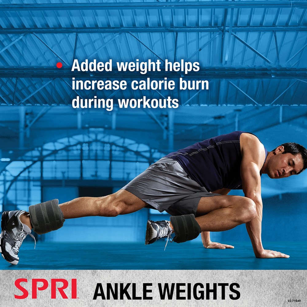 Adjustable Ankle Weights - Walking Weights for Strength Training Exercises, R...