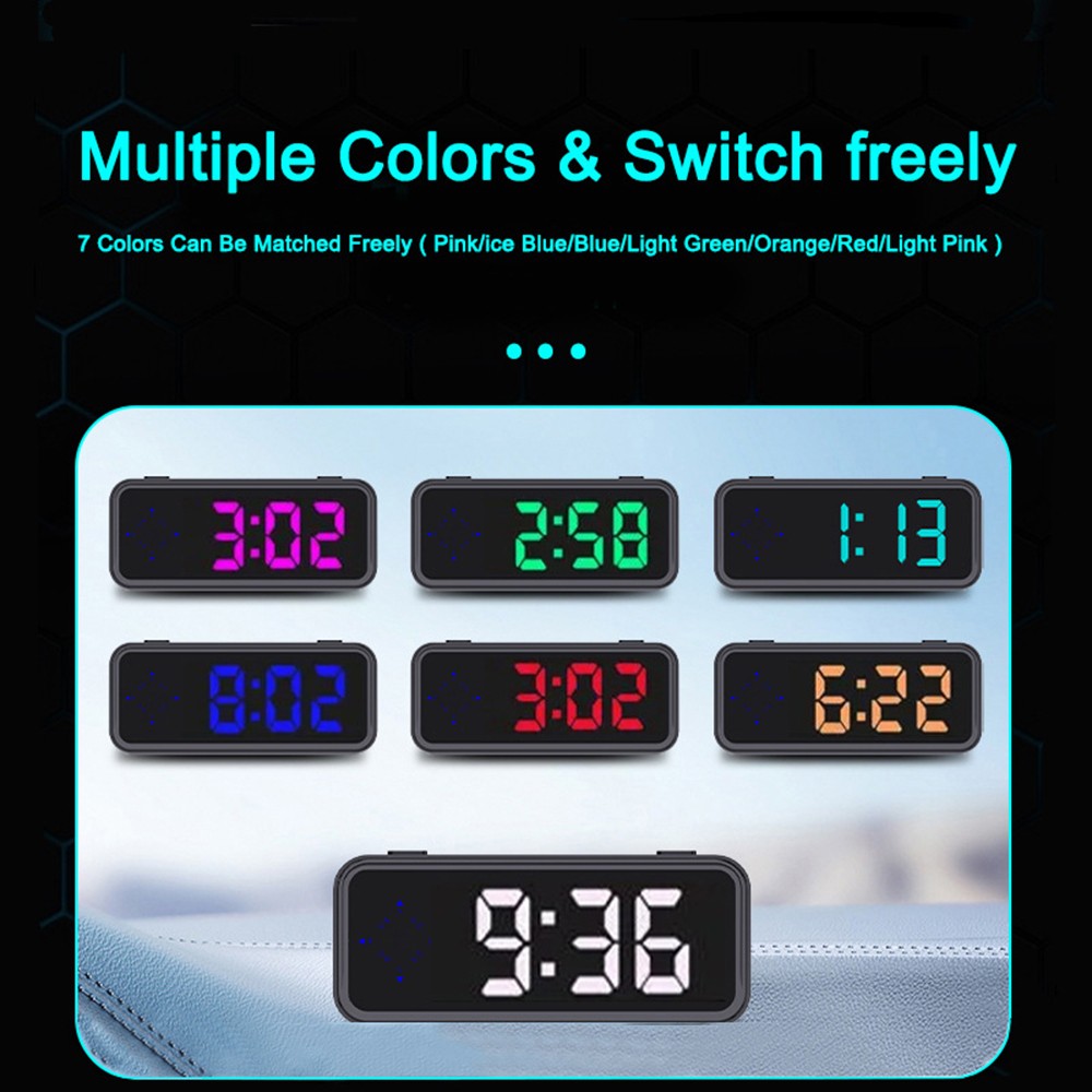 Mini LED Digital Speedometer GPS Car HUD Head Up Display MPH/KMH Universal❥