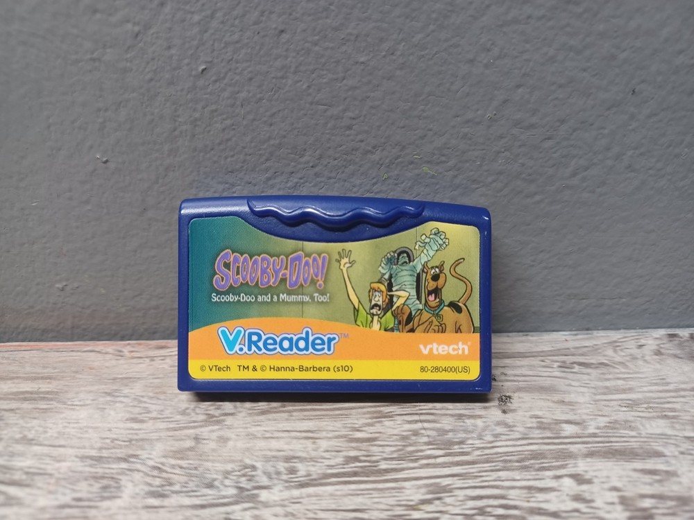 V. Reader Scooby-Doo and a Mummy, Too! VTech Animated System Kids GAME ONLY!!!