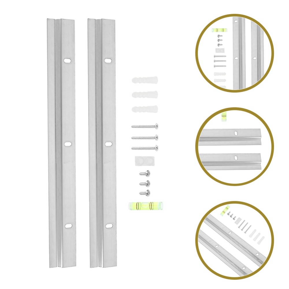 3 Sets Universal Frame Hanger Mirror Wall Hard Picture Hooks Hanging Brackets