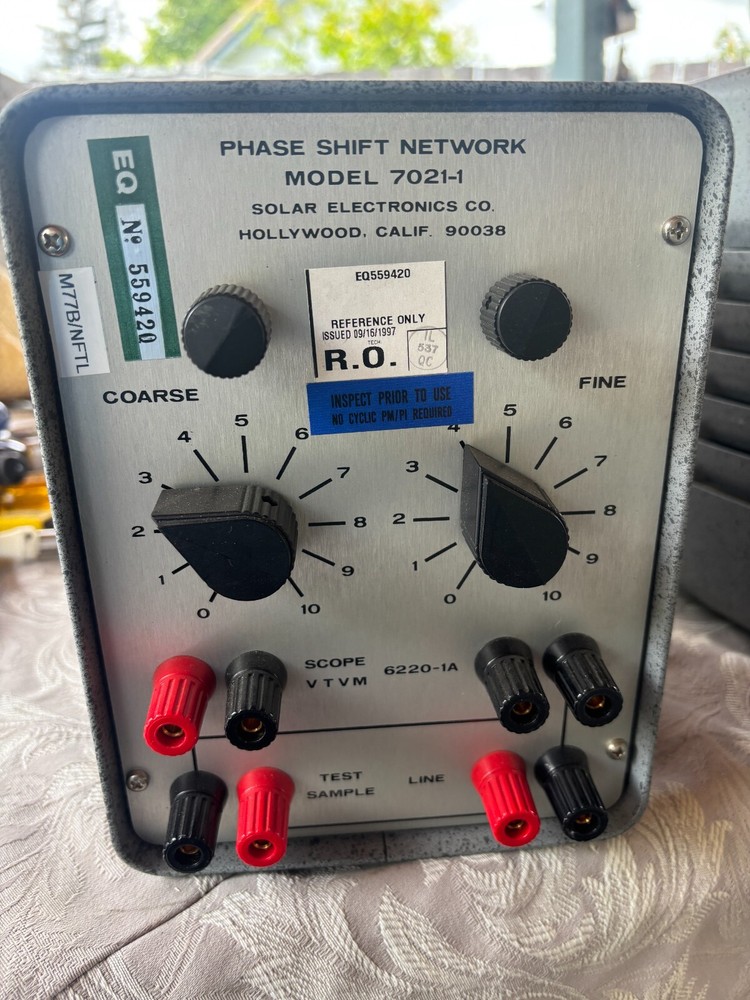 Solar Electronics Type 7021-1 Phase Shift Network