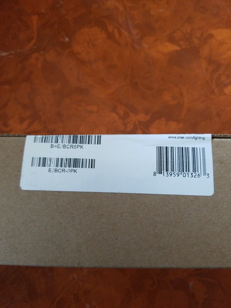 CREE EJBCR-5PK Expanded Junction Box for CR Series Troffers 5 Pack NEW