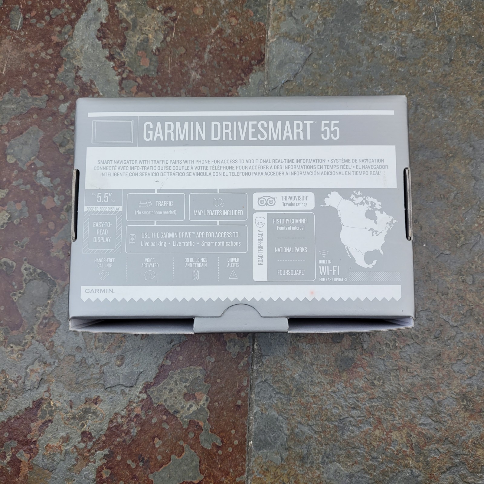 Garmin DriveSmart 55 5.5" GPS System With Real-Time Traffic New