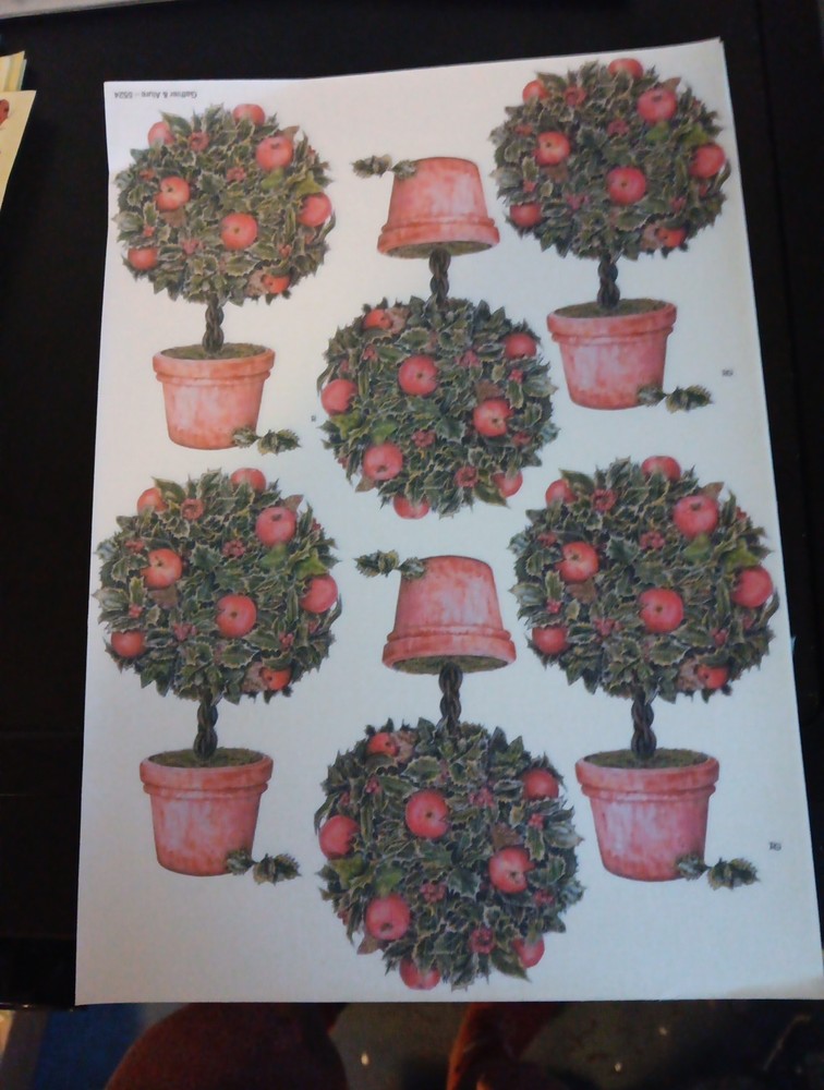 SHEET 3D SHEETS ON CANVAS FOR SCRAPBOOKING  NEW (B07)
