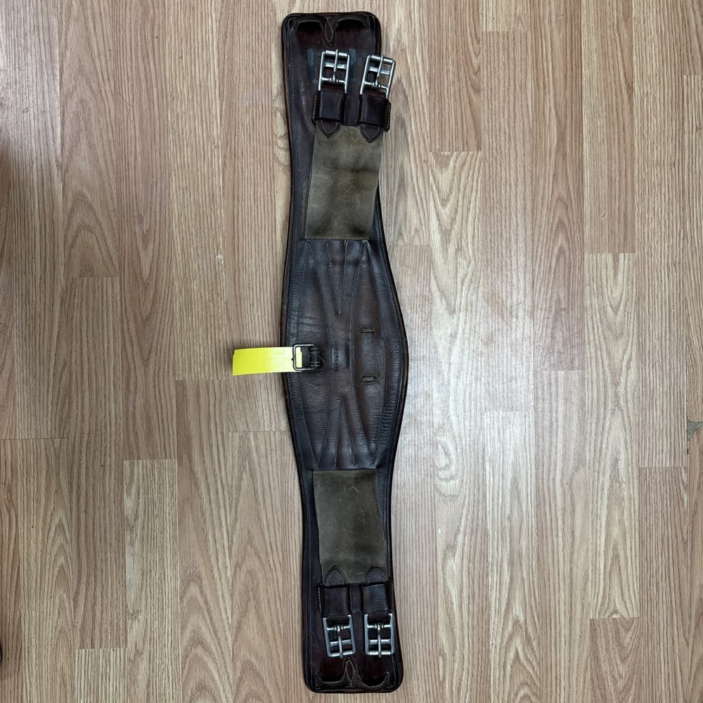 Devoucoux Brown Leather Girth - 70 cm 28"