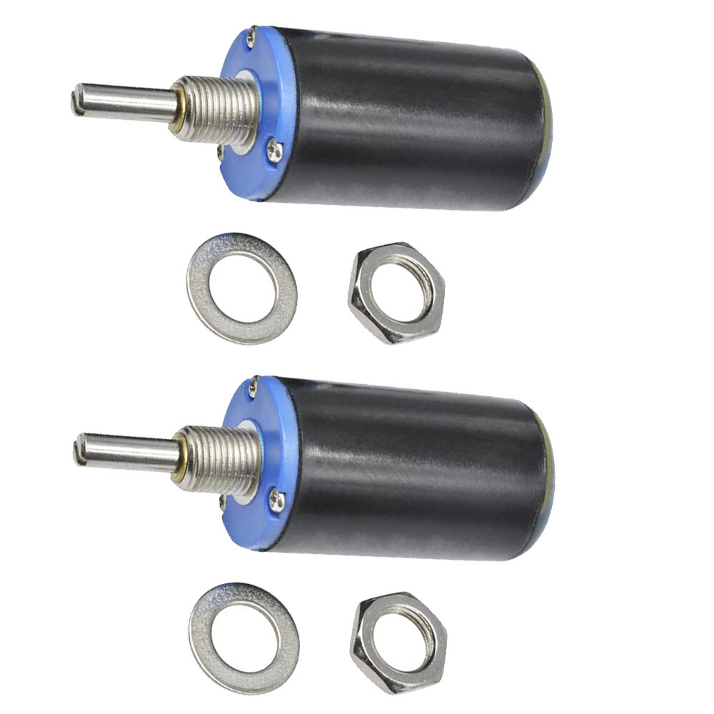 2PC 10K OHM 2W Multi Turn Wirewound Pot Precision Linear Potentiometers US