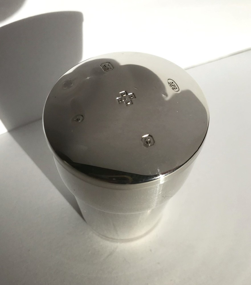 Asprey & Garrard sterling silver lidded cup, 2000