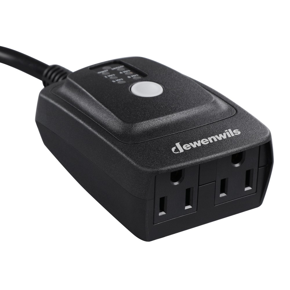DEWENWILS Remote Control Outlet Timer Outdoor Waterproof Light Sensor Timer