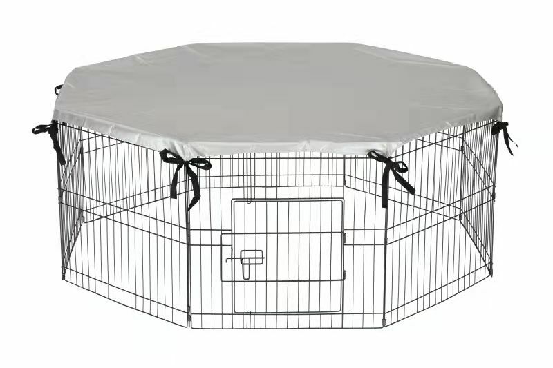 Easy Install Sun Shade Waterproof Pet Dog Cage Accessory Playpen Cover Outdoor