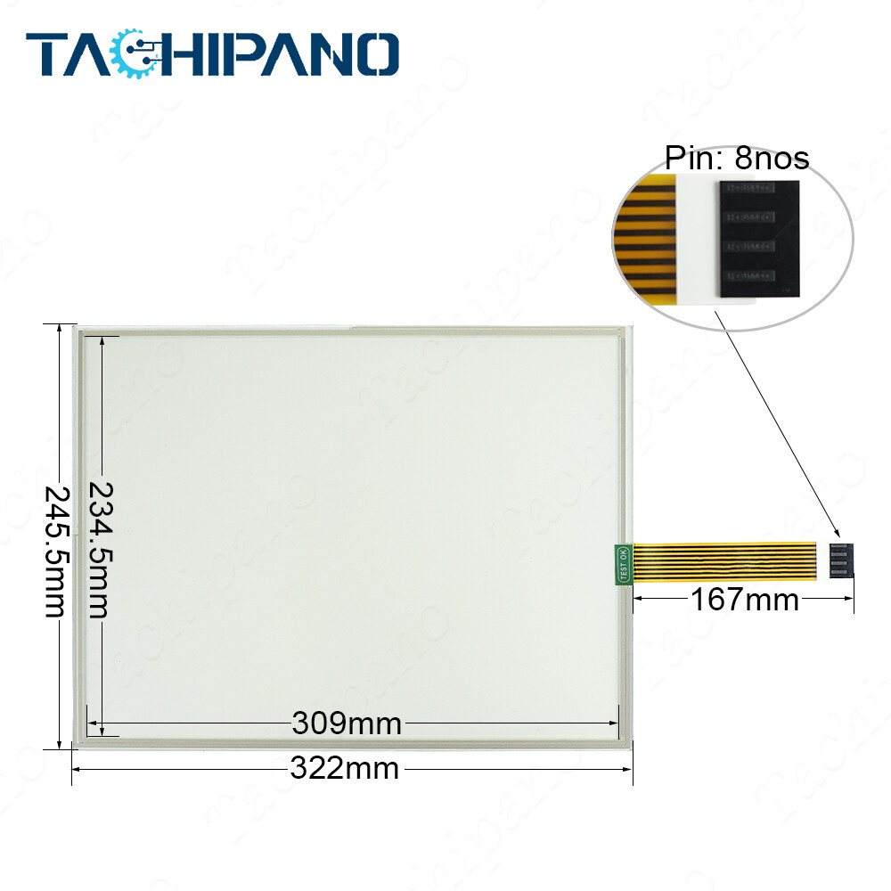 Touch Panel for 2711P-B15C15D6 2711P-B15C15D7 PanelView Plus CE 1250 Screen