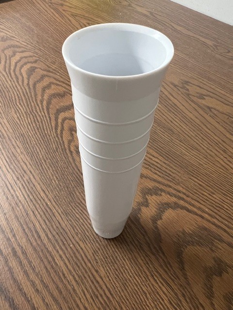 8-5/8" WHITE RUBBER ROD HOLDER INSERT LINER  - FISHING BOATING POLE