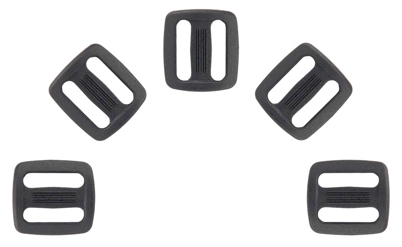 3/4 Inch High Impact Plastic Triglide Slides, 100 Pack