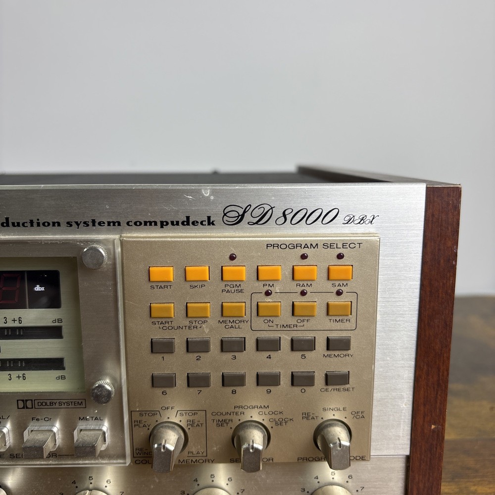 Marantz SD8000 Vintage DBX DBOX Compudeck UNTESTED Read Description