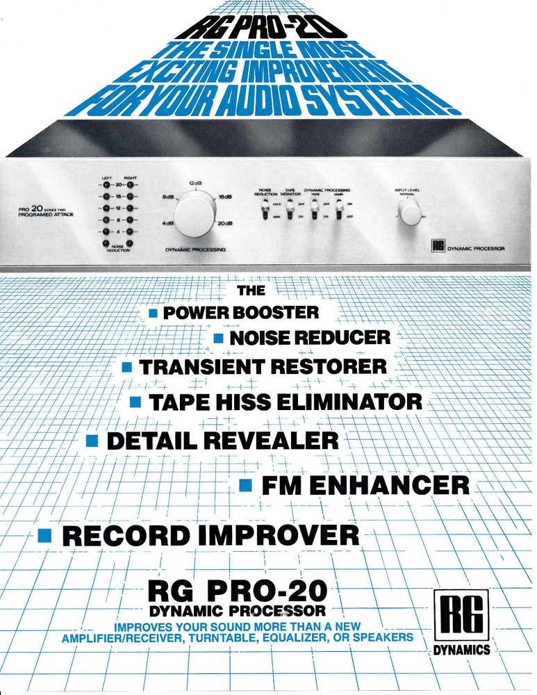 RG Dynamics Pro-20 Series Two Dynamic Range Expander Processor