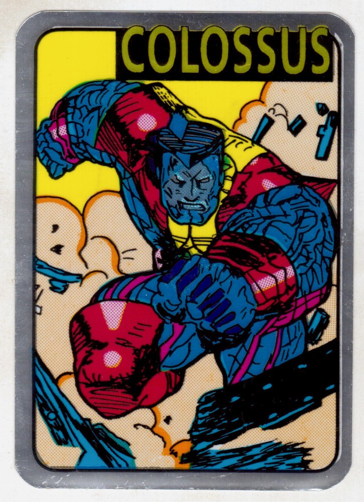 1990'S MARVEL COLOSSUS VENDING MACHINE FOIL STICKER RARE!