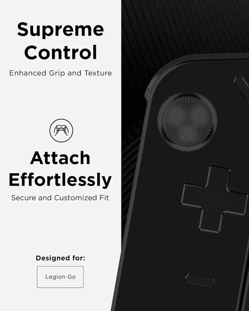 Lenovo - Legion Go Joystick Caps - Eclipse Black