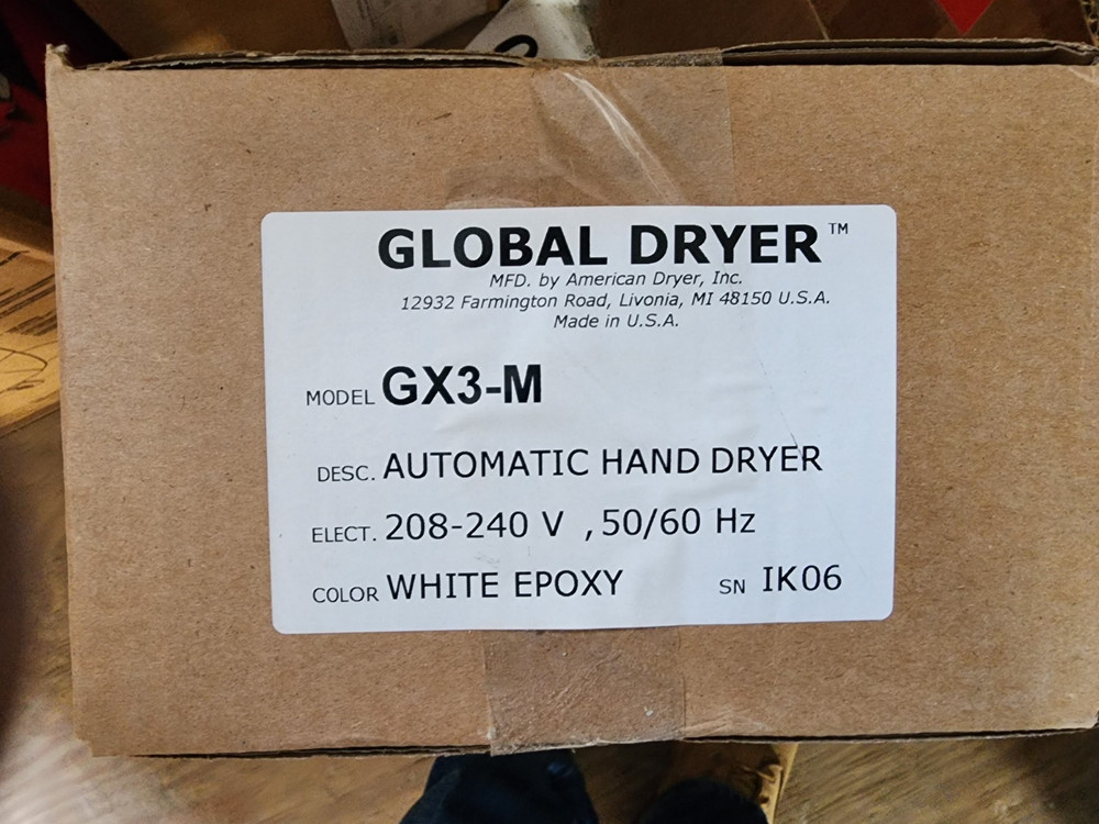 Global Hand Dryer GX3-M